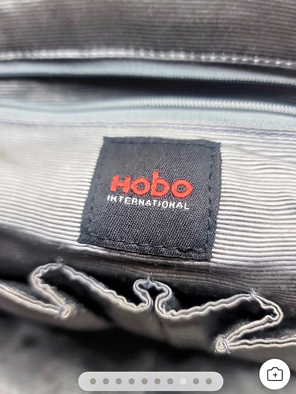 Hobo International Leather Shoulder Bag in Black & Brown - Picture 6 of 7